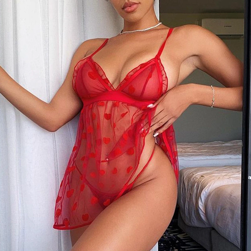 Asian Lace Tight transparent open hip lingerie for women sexy temptation bodysuit underwear lingerie - Image 4