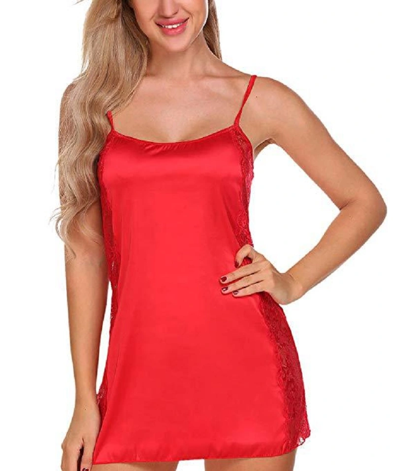 Sexy Exotic Nightgowns Halter Nighties Sheer Mesh Nightwear Chemise Negligees ladies Sexy Lingerie Set for Women Lace Babydoll - Image 2
