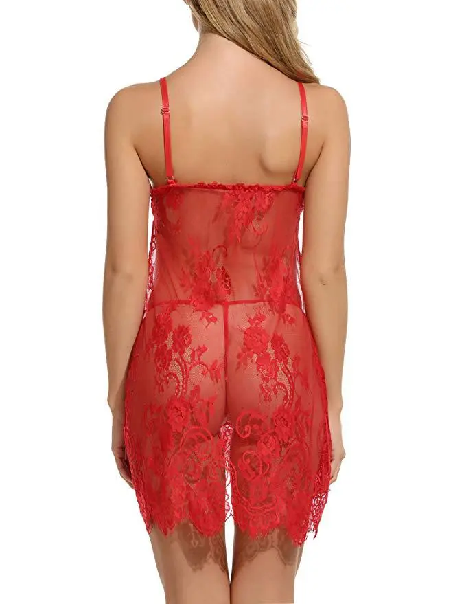 Free size transparent lace tulle erotic lingerie sexy women - Image 5