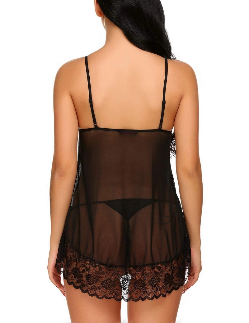High quality sex lingerie sexy vest suspender uniform temptation one-piece mesh suit - Image 13