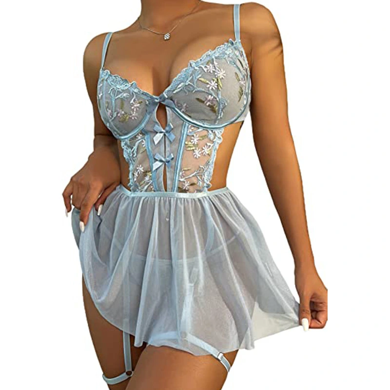 Women cosplay Maid uniform temptation cross Chinese Plum blossom style Sexy lingerie underwear clothes - Image 9