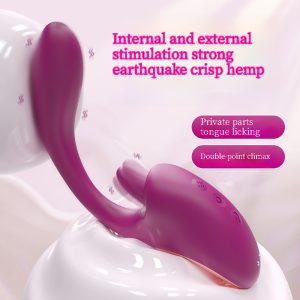 Rabbit-shaped vibrator and G-spot massager - features 9 vibration modes and 9 oscillation modes, made of safe silicone material, and can stimulate the clitoris, nipples, and vagina. It's an adult sex toy for women and couples.